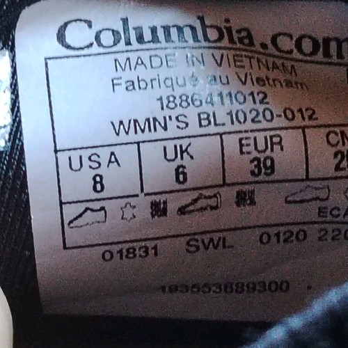 Columbia Outdry BL1020-012 sport shoes like new