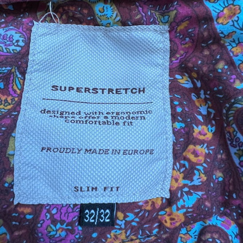 Sand superstretch slim fit velvet pants like new, size XS, grey
