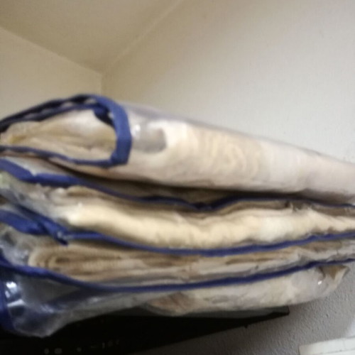 Italian fabrics new, polyester, 3.20x3 meters, 5 pieces