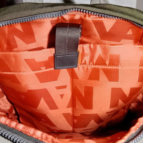 Backbag Nava Design khaki backpack with 3 compartments like new