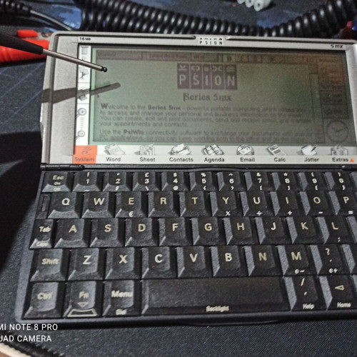Psion MX 5 used, fully functional with case and accessories