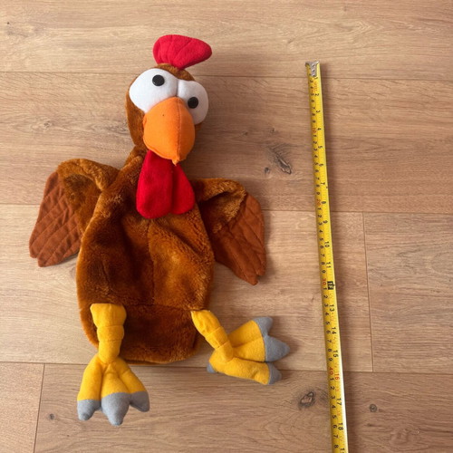 Rooster hot water bottle cover plush 1L like new