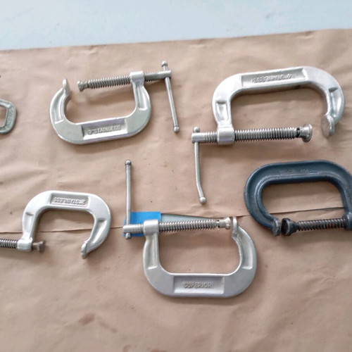Stainless steel clamps new for carpenters and blacksmiths rustproof