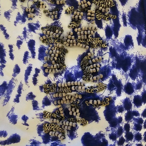 Red Point Leopard One-Piece Swimsuit like new with embroidery