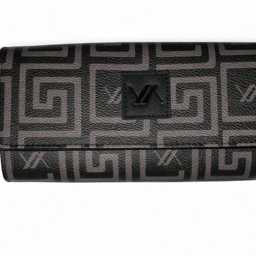 Verde Women's Wallet New, Black with Intricate Designs