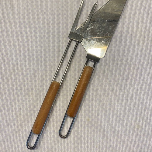 Serving set new with fork and knife-spatula