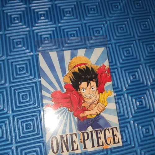 One Piece collectible card set of 6 like new