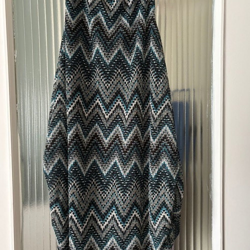 Balloon dress Know How used, Missoni style, size M, chevron print