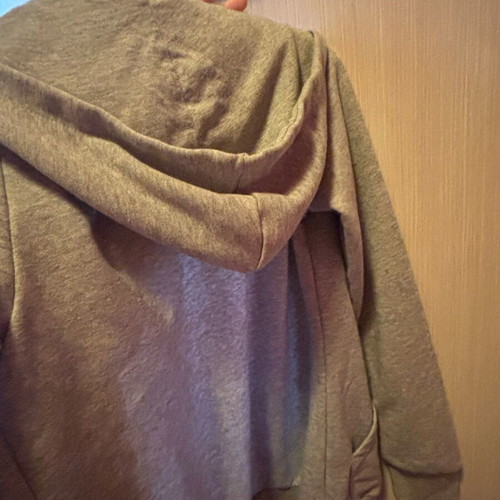 Adidas kids grey jacket like new with hood