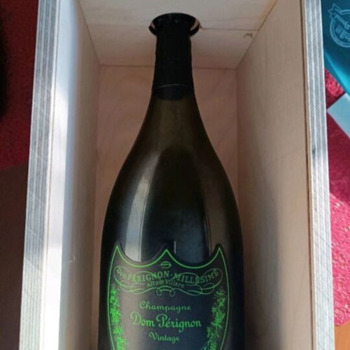 Dom Pérignon vintage brut luminous bottle used