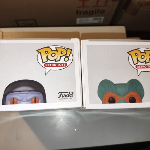 Dragstor and Mer-Man vinyl figures new