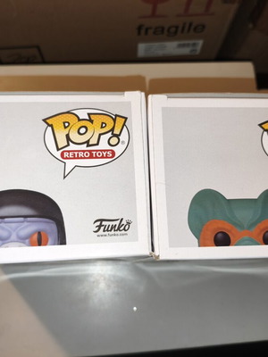 Dragstor and Mer-Man vinyl figures new
