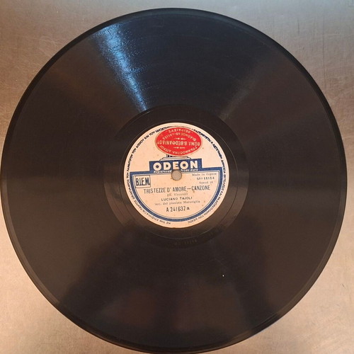 Luciano Tajoli Odeon 78 RPM Gramophone Record used