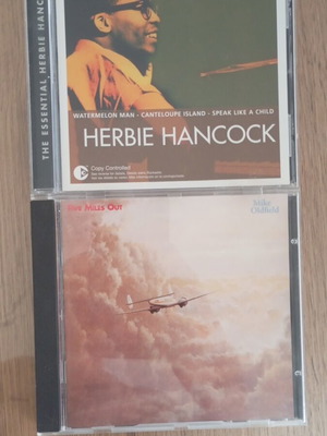 Herbie Hancock and Mike Oldfield CDs like new, jazz