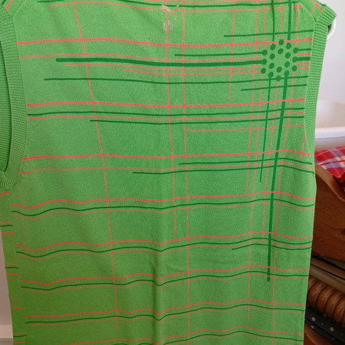 Puma men's green cardigan like new, cotton