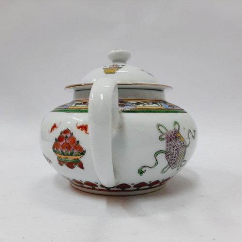 Porcelain sugar bowl 1990 China decorative