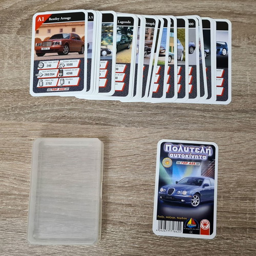 Collectible card game Luxury cars used, 32 cards