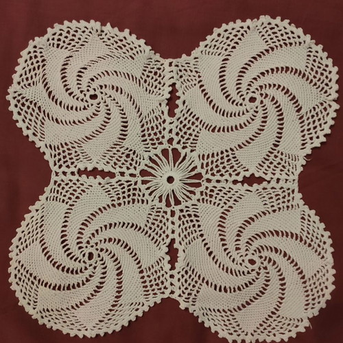 Knitted doily new handmade