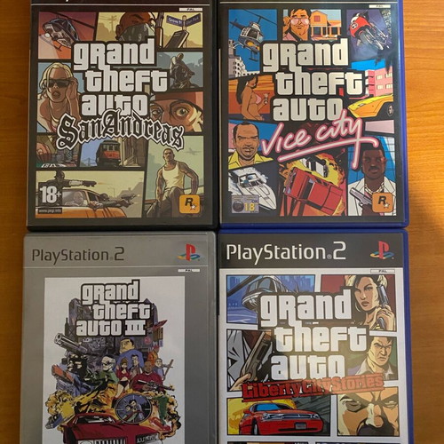 Grand Theft Auto PlayStation 2 used game bundle