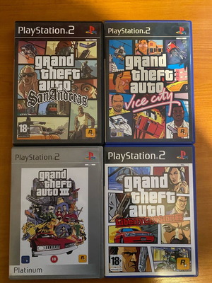Grand Theft Auto PlayStation 2 used game bundle