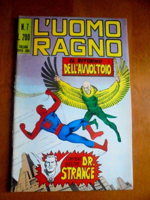 Spiderman #7 Italian edition comic book used