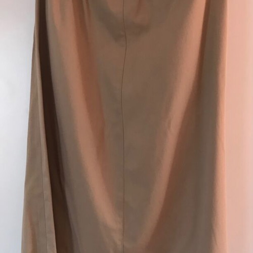 Vintage Jaeger skirt used, beige, 100% cotton, size XXL