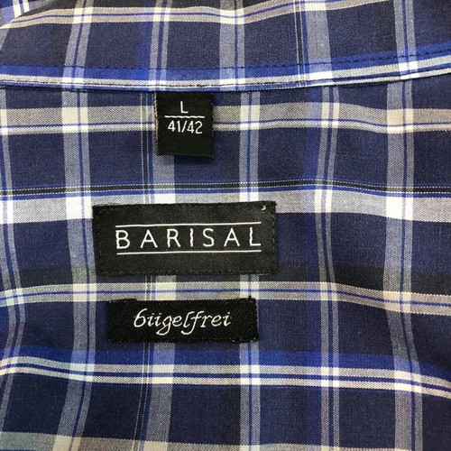 Barisal shirt new, size L/XL, white and blue