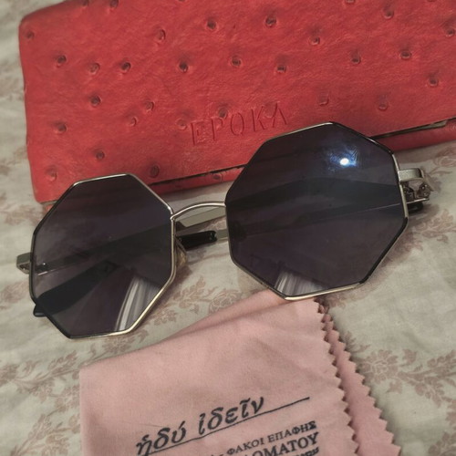 Epoka Vitti polygonal sunglasses with UV coating, like new