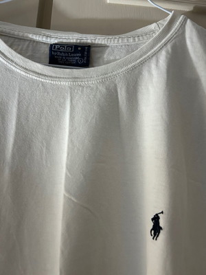 Ανδρική μπλούζα POLO Ralph Lauren, μέγεθος L, λευκή, σαν καινούργια