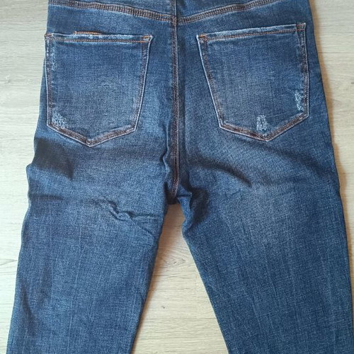 Stradivarius Super High Waist skinny jeans like new, size 38 blue