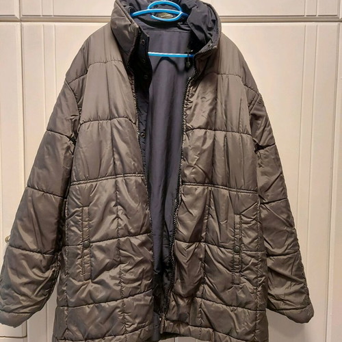 Henry Cottons reversible jacket used, khaki black