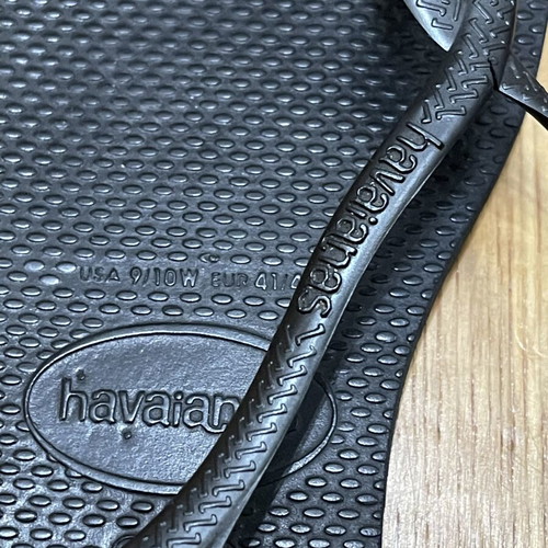 Havaianas Luna sandals black, like new, size 38-39