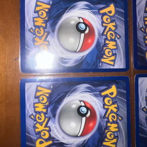 Pokemon TCG vintage cards used, set of 6