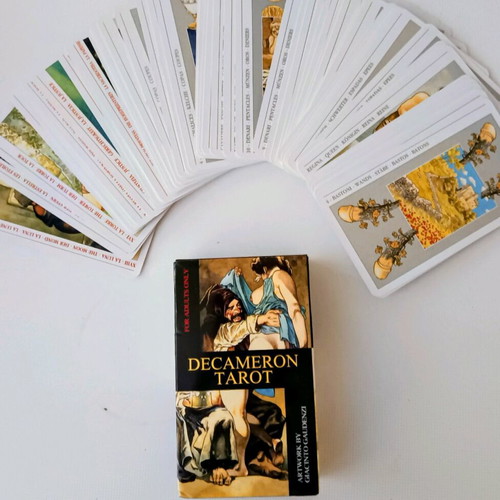 Decameron Tarot new, pack of cards in English