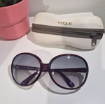 Vogue sunglasses purple vintage like new with case