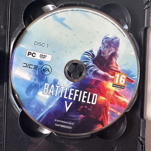 Battlefield 5 PC game like new