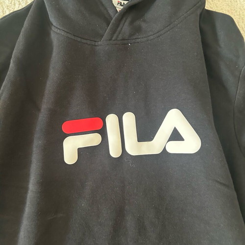 Fila hoodie like new, size S-M, black and blue