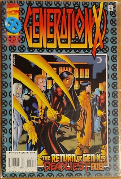  MARVEL COMICS xenoglossa GENERATION X (1994)