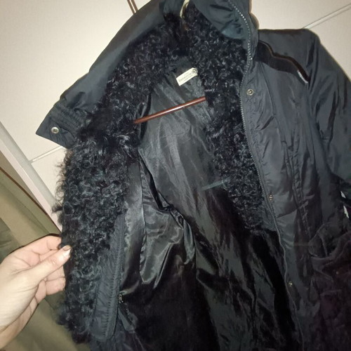 Rebecca Blu women's trench coat black like new, size L