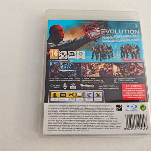 PS3 Brink used with French cover