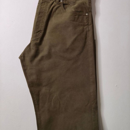 Hugo Boss Montana Men's Olive Brown Canvas Cord Pants Size W34 L34 like new