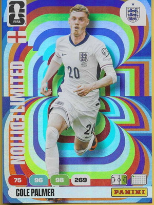 2026 Panini World Cup Adrenalyn XXL Limited Edition Cole Palmer new