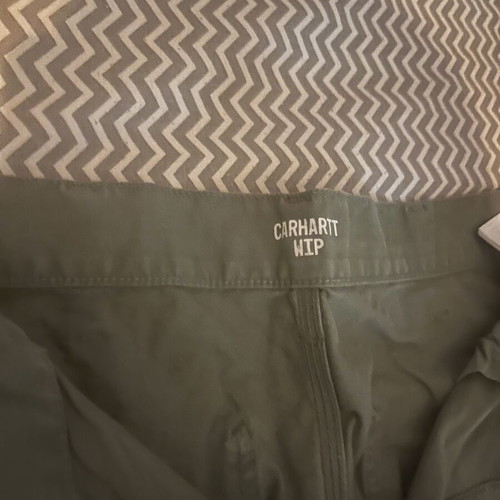 Carhartt Wip green cargo pants, size L 40 12