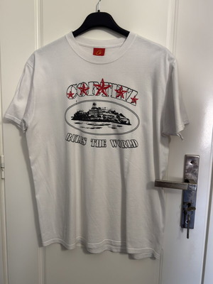 Corteiz 5 Star T-shirt medium size like new, white
