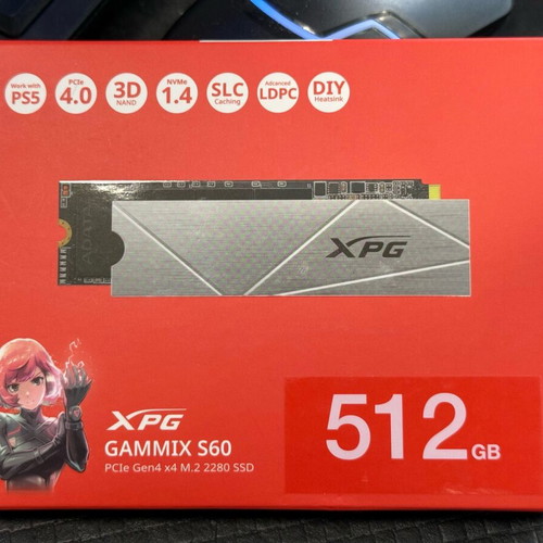 Adata XPG GAMMIX S60 512GB M.2 SSD drive new