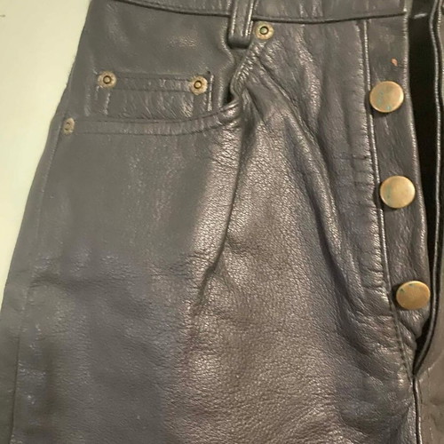 Brando leather women's pants new, size 26, black