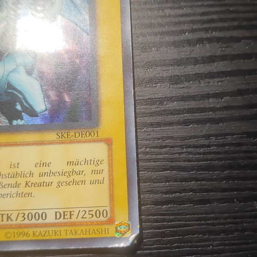 Yu-Gi-Oh! Blauäugiger W. Drache SKE-DE001 1st Edition Blue-Eyes White Dragon card