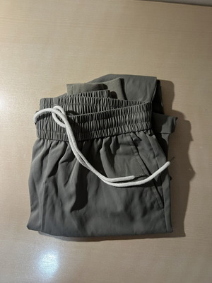 SHEIN Cargo παντελόνι με κορδόνι σαν καινούργιο, γκρι, μέγεθος S