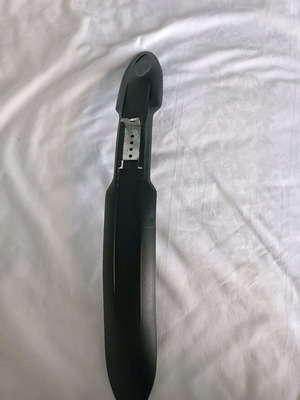 Plastic bicycle mudguard new, black