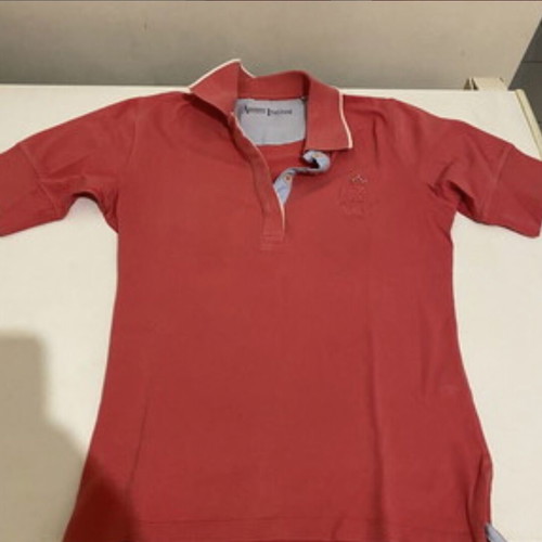Animo polo shirt, red, size small